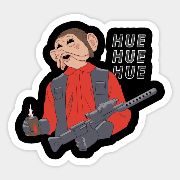 Nien Nunb - Battlefront Version Sticker by BattlefrontUpdates